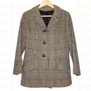 Carol brent Vintage plaid jacket.